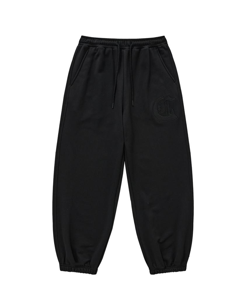 COVERNAT Straight Relaxed Jogger Sweatpants Black