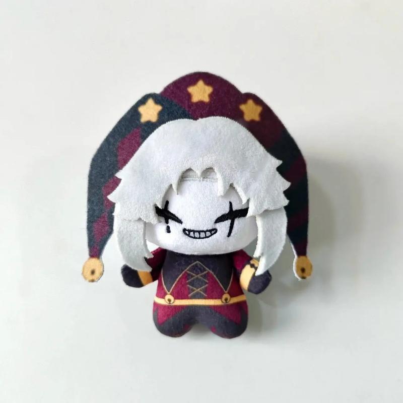 The Freak Circus 10cm New Plush Pierrothe Harlequin Freaks Pierrot Plush Dolls Toys Anime Game Peripherals Plushie Pendant Gifts