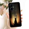 For Tecno Camon 19 CI6n Case Blue Pattern Cat Cover Soft Silicone Casing For Tecno Camon 19 Camon19 Cover Phone Shell