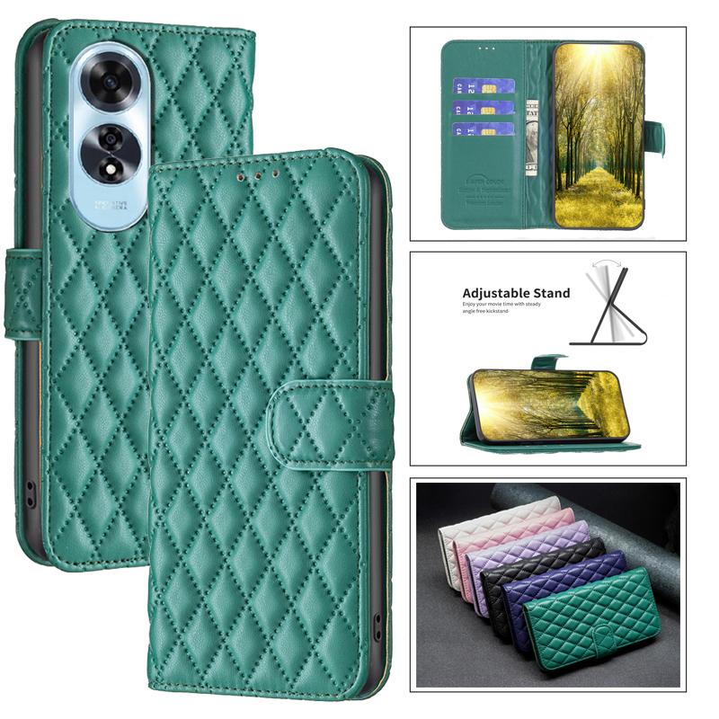 Odos Piniginės Dangtelis Dėklas OPPO A60 A59 A79 A98 A38 A58 A18 4G A78 5G A 60 OppoA60 Dėklas Stovas Coque Apverčiamas Telefonas Apsauginiai Dėklai