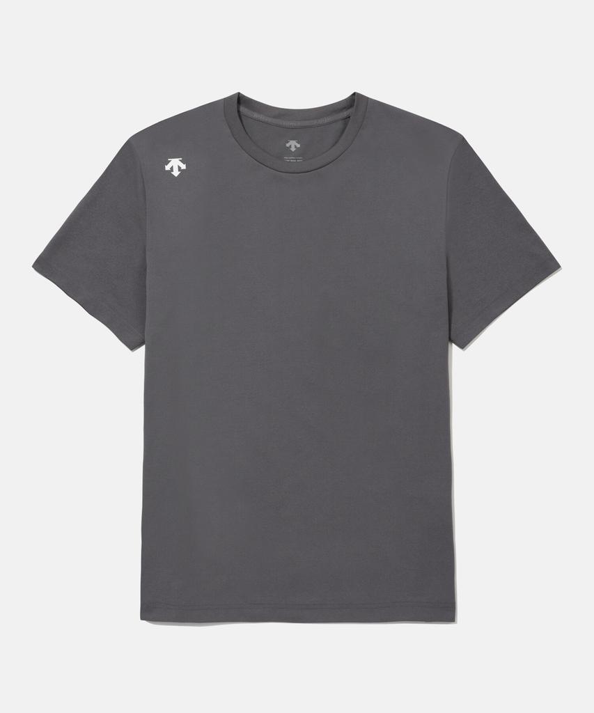 DESCENTE Tough Short Sleeve T-Shirt Charcoal Gray Sr323Uts71 (A Type)