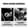 Push Start Button Cover Engine Start Button Cover Car Interior Decorations Push To Start Button Rocker Metal Car Joystick