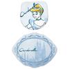 Disney Princess Cinderella Toilet Set for Heated Toilet Seat 2-Piece (SB-559-D)