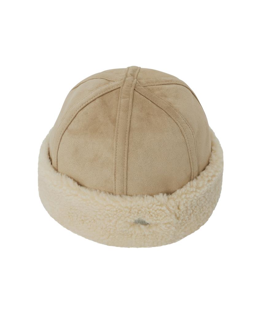 LEE Mustang Leather Beanie Beige
