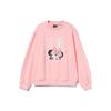 X Disney Mickey Print Loose Sports Sweatshirt Women Tops Rose-Pink AWDR330-8