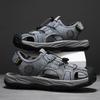 Fashion 2025 New Vintage Men's Sport Sandals Summer Outdoors Hiking Mesh Shoes Breathable Fashion Casual Sneakers Soft Bottom Male Flats