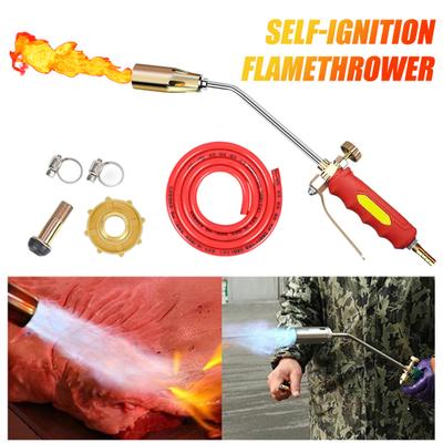Kit Brûleur de Mauvaises Herbes Torche à Propane Poignée Ergonomique Facile à Installer Lance-Flammes Multifonctionnel avec Contrôle de la Flamme