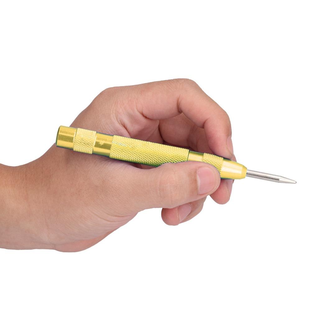 Removable Tip Automatic Center Punch HSS Tip Center Punch Tool Metal Center Punch For Glass