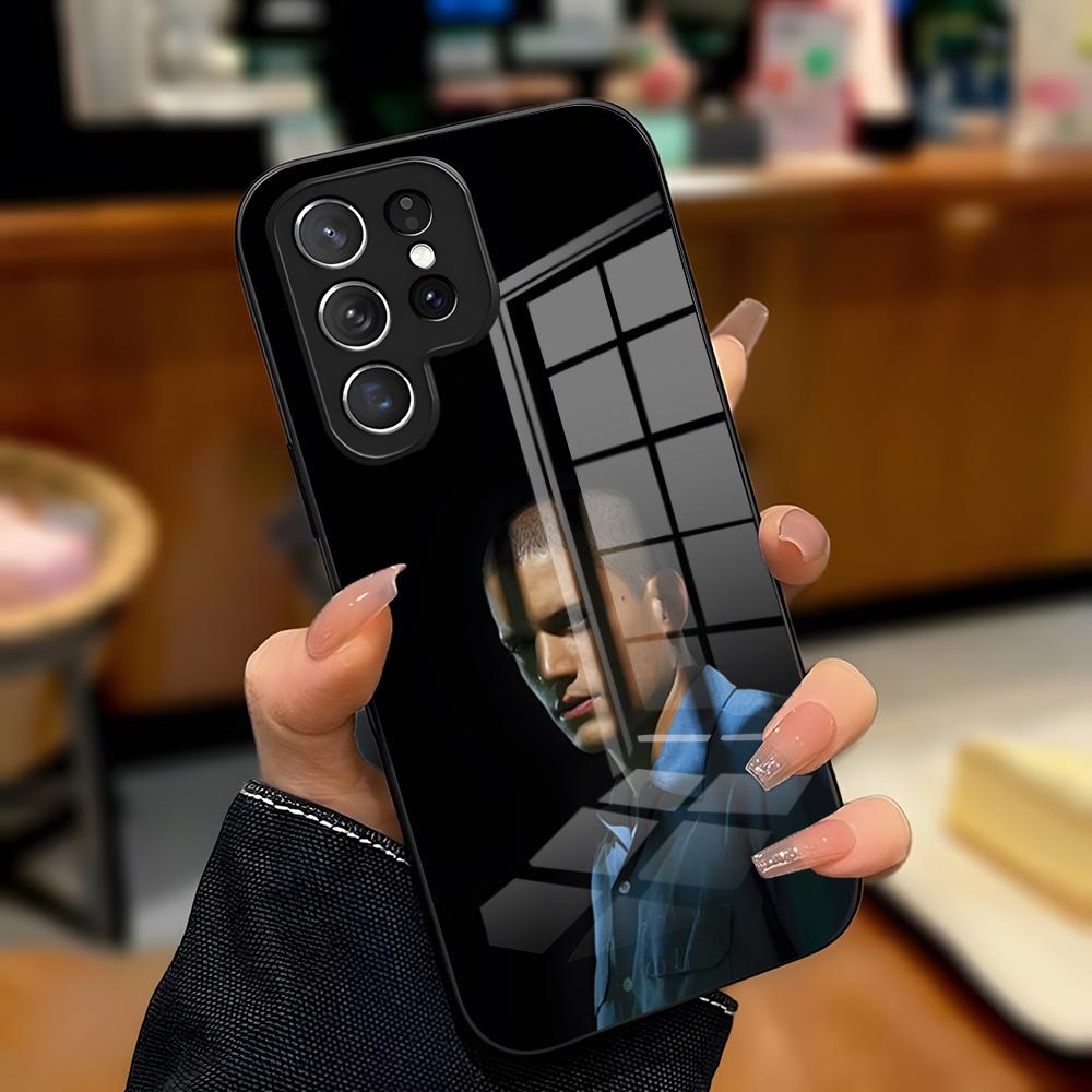 P-Prison Break TV Phone Case For Samsung S26 S25 Plus S20 S20 Plus S22 Ultra S23 FE S21 Plus S21 Ultra Glass Cover