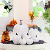 Kunstige Blandede Græskar Falske Kunstige Ahornblade Halloween 7 stk