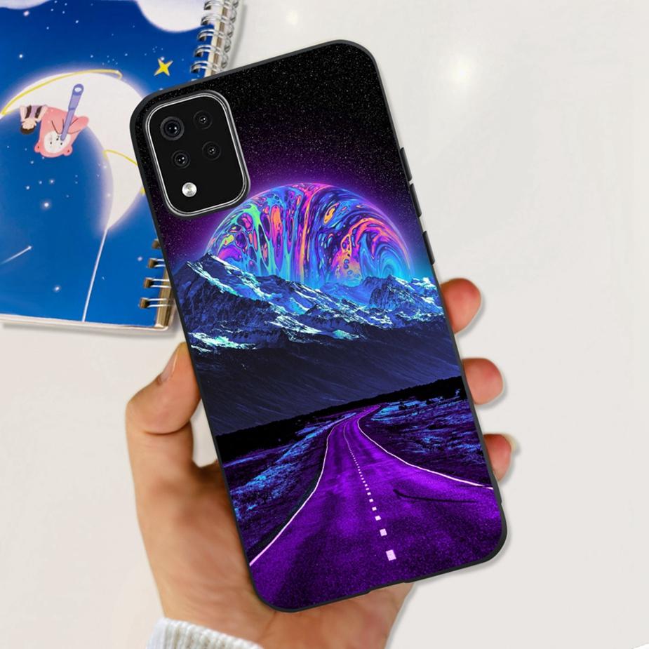 For LG K42 Case LM-K420 LMK420H Cute Fashion Painted Cover Soft Silicone Phone Case For LG K42 K 42 LGK42 Back Cover 6.6'' Coque