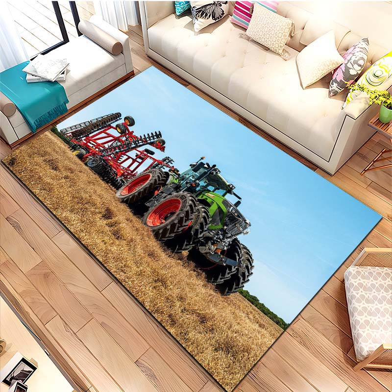 Big Tractor F-Fendt Print Carpet Rug for Living Room Bedroom Sofa Doormat Home Decor Non-slip Floor Mat Area Rug Cloakroom Rugs