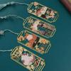 Cat Metal Reading Bookmark Tassels Chinese Style Bookmarks Hollowed Cat Bookmark  Book Lovers