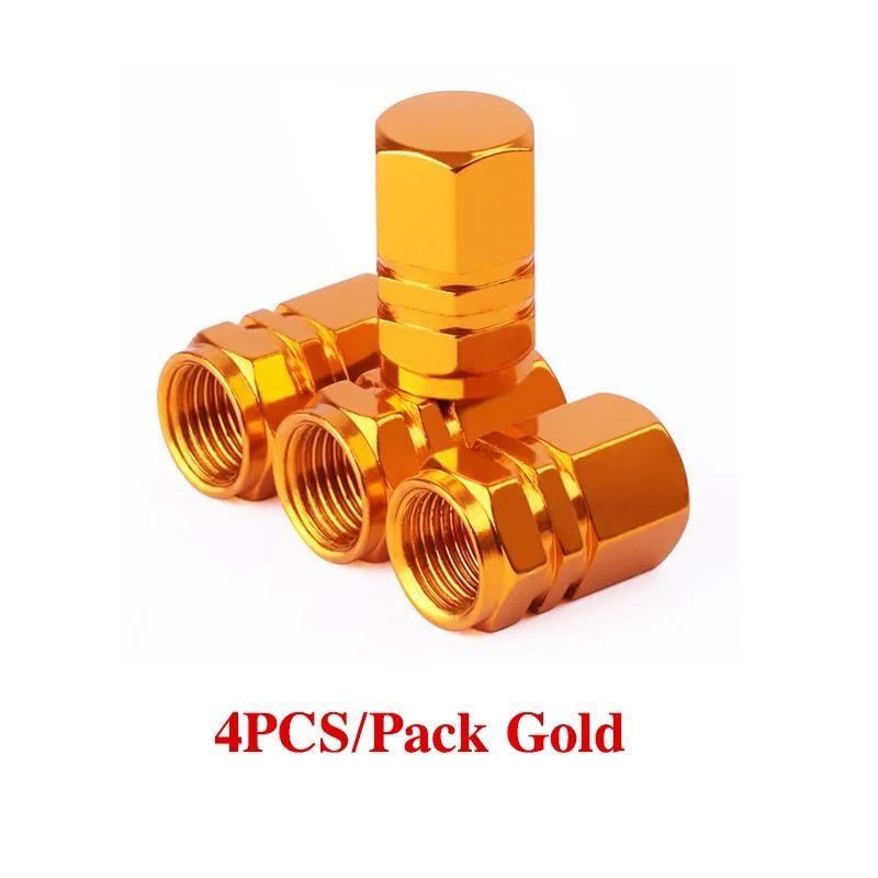 4/8PCS/pack Car Tire Valve Stem Caps Auto Wheel Decoration Metal Alloy Nut Tyre Airtight Screw Cover Car Accessories Universal