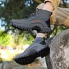 Sapatos de Caminhada Masculinos de Cano Alto Malha Respirável Tênis Outdoor Masculinos Antiderrapantes Casuais Esportivos para Trekking Exercício