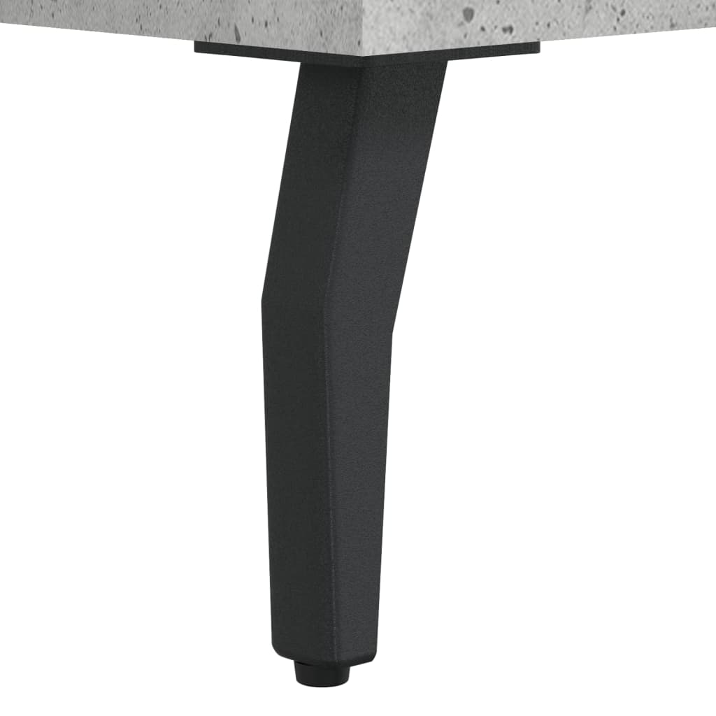 Sideboard Concrete Grey 69.5 X 34 X 90 Cm Wood Based Panel