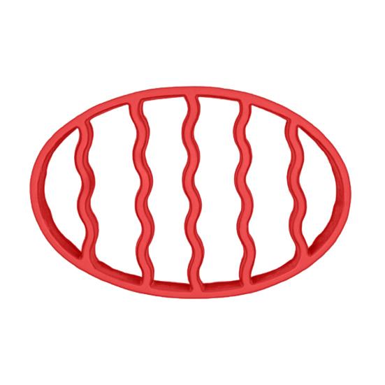 Oval Silicone Roast Rack Pot Stand Multipurpose Cooking Rack for Stoves Pressure Cooker Slow Cooker Air Fryer Baking Utensil Holder