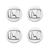 4pcs 58mm 69mm Car Wheel Center Hub Caps Cover For Honda Civic Fit Jazz Accord CRV HRV City Odyssey Passport Pilot Vezel Insight HQ4