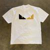 2024 Small Eyes Short Sleeve Cotton T-shirt for Men and Women Summer Slimming American High Street Design Emotional Lovers Top