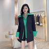 Fashion Spring New Loose False Two Piece Coat and Jackets Temperament Suit Coat