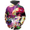 Sweat à capuche coloré en forme de champignon magique pour homme et femme, impression 3D, motif abstrait, sweat-shirt décontracté à manches longues