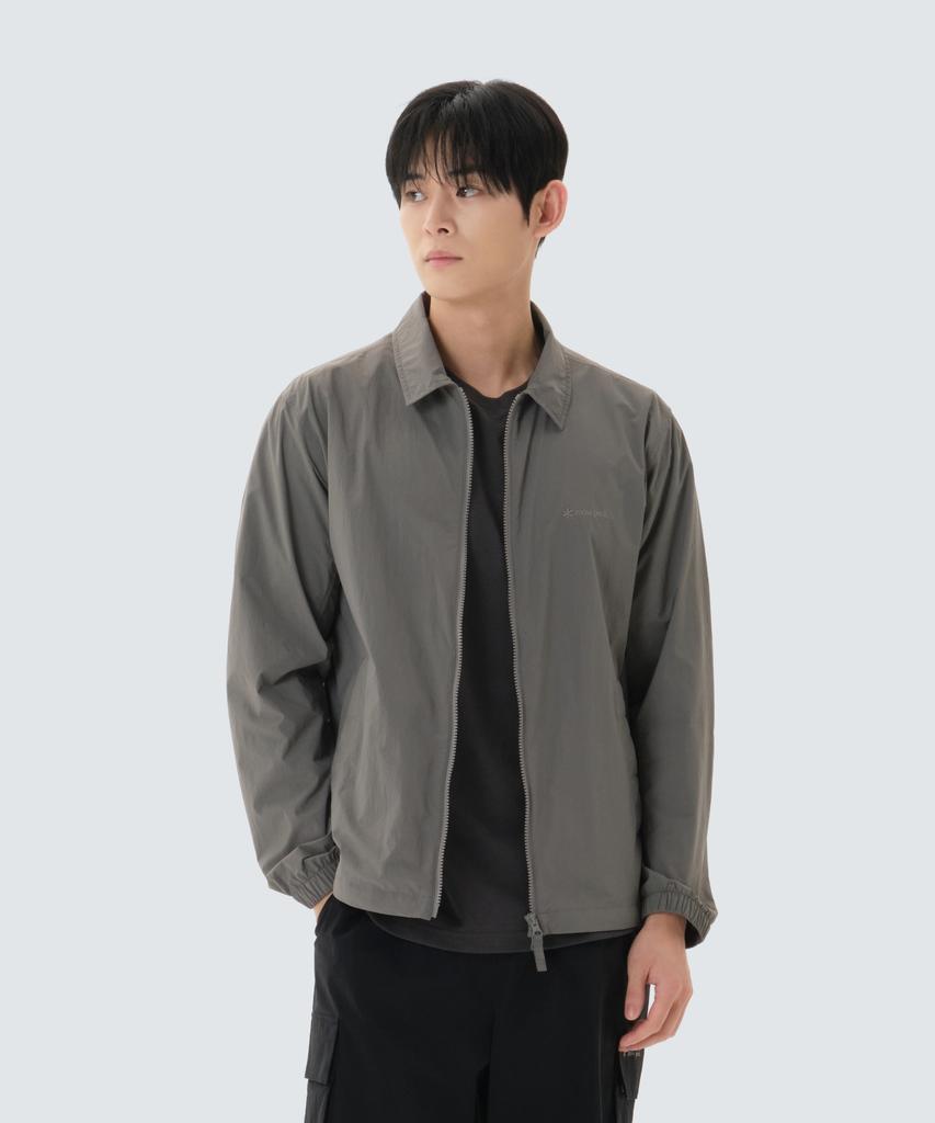 Snowpeak Apparel Lightweight Taslan Collared Jacket (S26Mmlwb52) Dark Gray