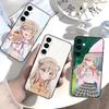 Watanare Anime Phone Case For Samsung Galaxy A73,A21s,A22,A31,A52,A53,A71,A41Soft Black Shell