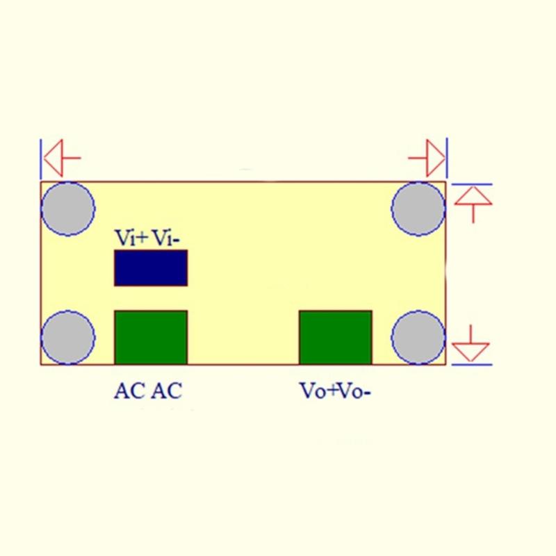 Adjustable Output Power Supply Module to Step Down Converter with Heat Sink Converter Module Circuit Board