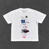 2025 Summer New Pure Cotton Non-transparent American Khaki Oversized Trendy and High-end Short-sleeved T-shirt for Men and Women