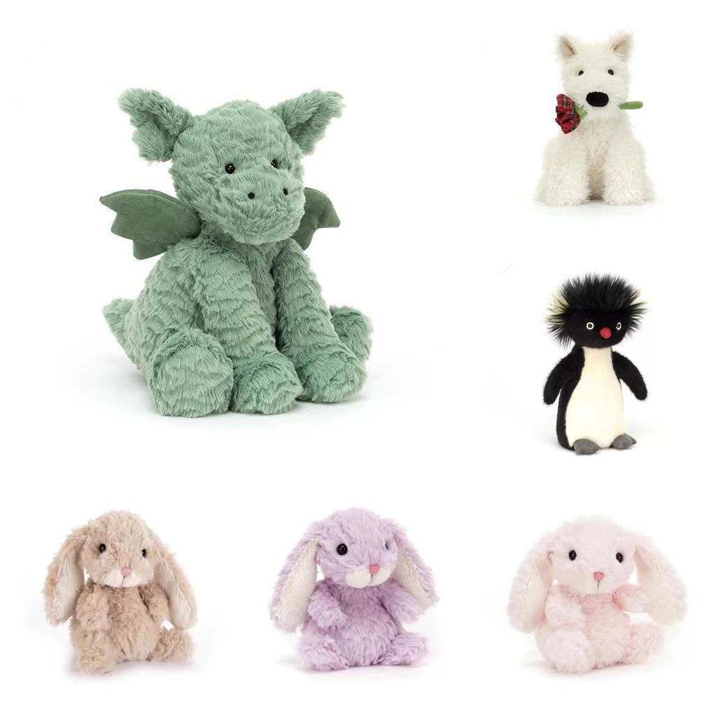 Creative Plush Toy Keychain With Bunny And Cat Characters For Kids Gift And Collectible Fun