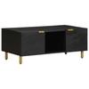 Vidaxl Coffee Table, Black, 100X54X40 Cm, Wood-Based Material