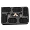 Camera Quick Release Plate Aluminum Alloy Universal Screw Tripod Mount Plate with 14in Thread for