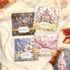 Gugu Forest Baroque Retro PET Journaling Stickers - Elegant European Style, 4 Designs