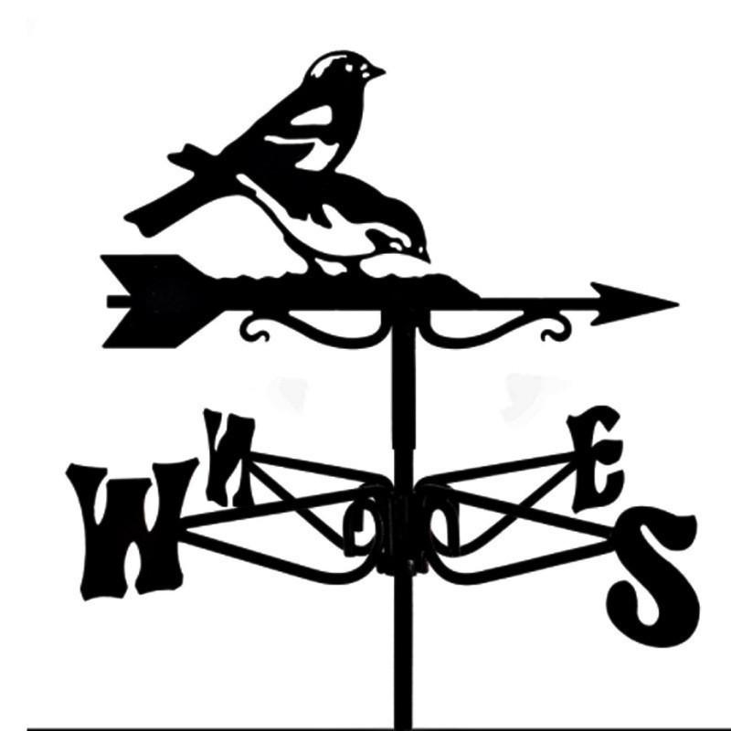 Stainless Steel Weather Vane Ornament for Outdoor Courtyard