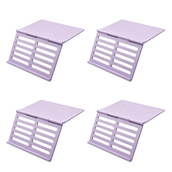 1/4Pcs Mahjong Card Holder for Table Under-Mat Slide-in Mahjong Card Stand Foldable Angled