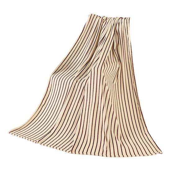 Couverture Plaid pour Enfants Super Douce Légère Chaude Housse de Canapé Fauteuil Rayée