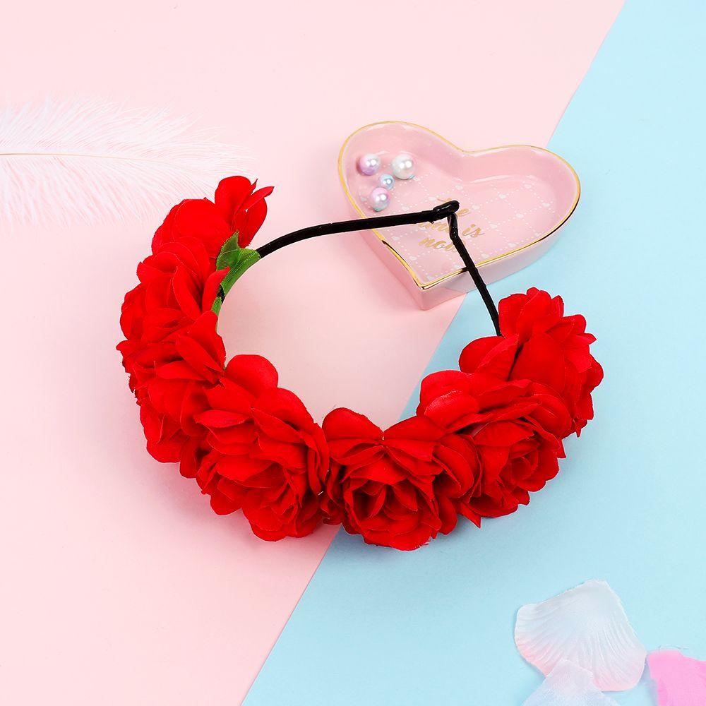 Headdresses Hair Accessories Beach Headwear Bride Headhoop Wedding Party Women Flower Headband