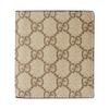Logo Print Flap Closure Coated Fabric Wallet Men Wallet Beige Dark-Brown 821206-FAED0-9786