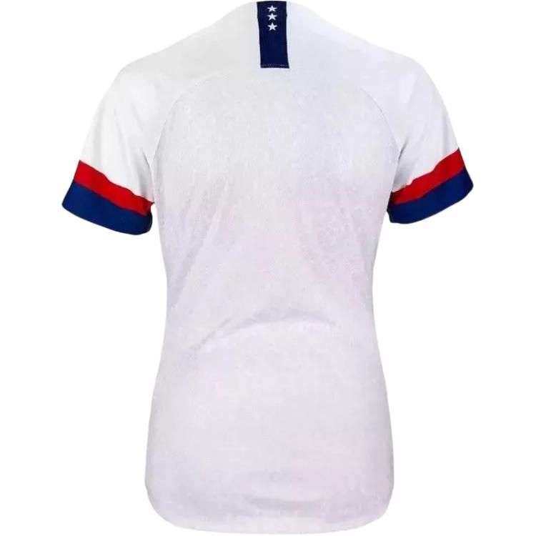 Nike Usa W Nk Brt Stad Jsy Ss Hm Vintage Stripe Detail Logo Print Short Sleeve T-Shirt Women T-Shirt White AJ4398-100