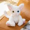 Cute Plamey Cat Plush Toy, Kurilian Bobtail Black Cat Stuffed Animal, Realistic Soft Cuddly Pillow, Gift for Cat Lovers