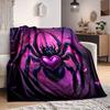 1pc Spider Web Blanket, Lightweight Flannel Throw Blanket for Sofa, Bed, Travel, Camping, Living Room, Office, Couch, Chair, and Bed