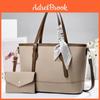 Pu Leather Large Tote Bag For Women With Zipper Pocket And Inner Compartments For Daily Commuting
