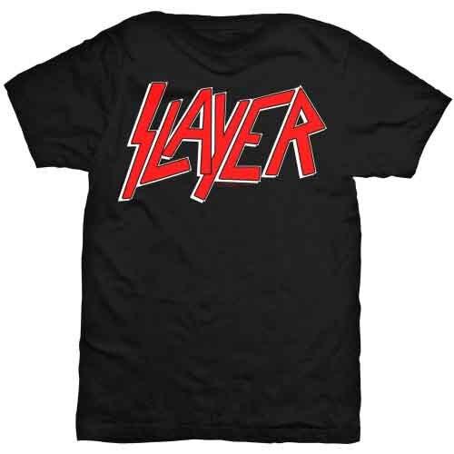 Slayer Klassisches Logo T-Shirt Schwarz Neu