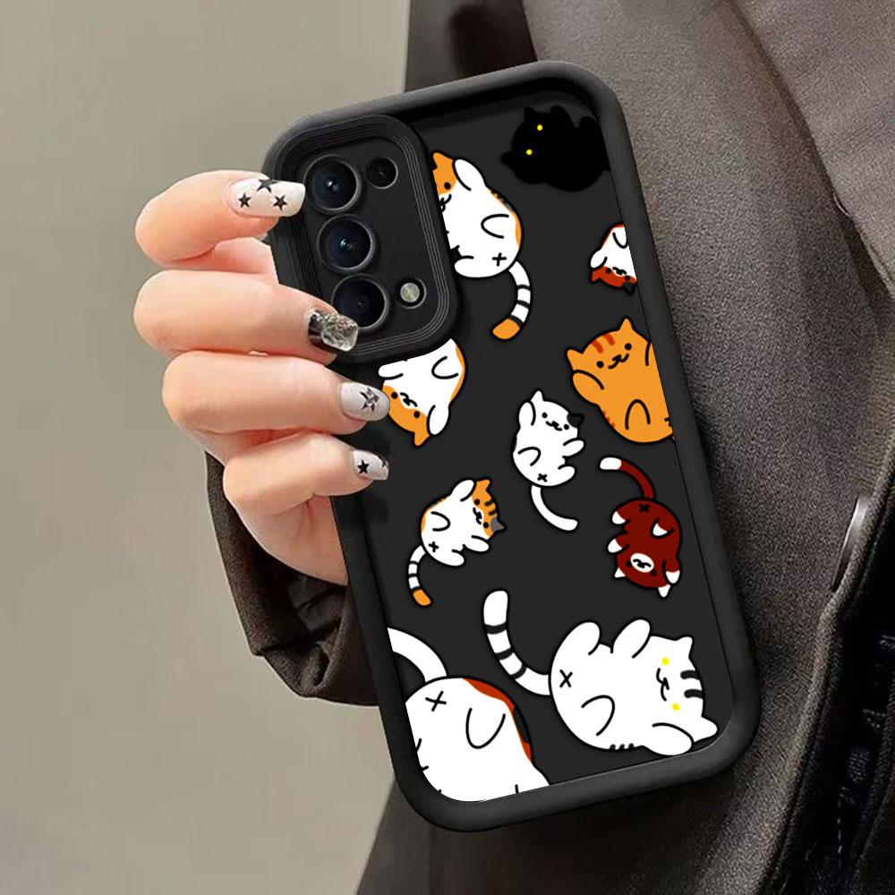 Cute Cat Charming Phone Case For Infinix SMART SPARK 9 10 20C 30C 40C CAMON 20 30 40 POP 8 POVA 6 7 ITEL A70 A80 A90 Cover Case
