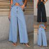 Dames Denim Klassiek Veelzijdig Hoge Taille Modieuze Broek