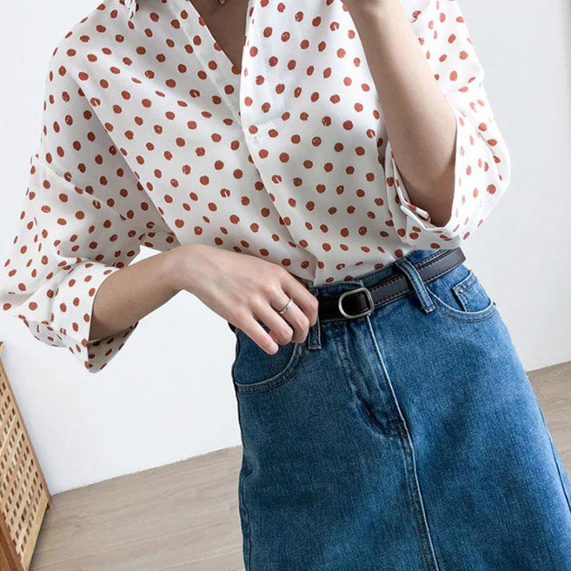 Cintura Sottile da Donna in Ecopelle PU Semplice Senza Fori Lunga Regolabile Cinture in Vita per Jeans Pantaloni Femminili Decorativi Cinghie per Vita