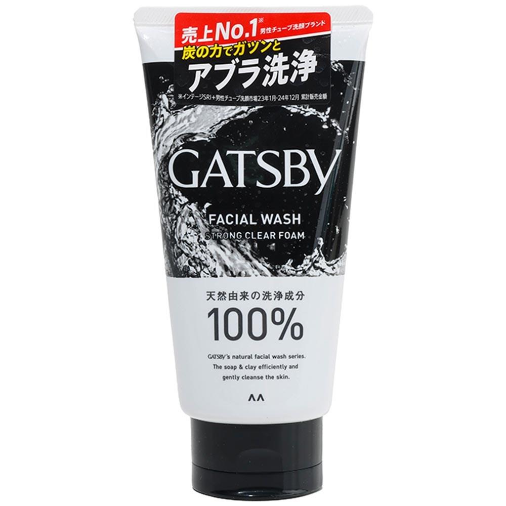 Gatsby Facial Wash Strong Clear Foam 130g 1 pcs