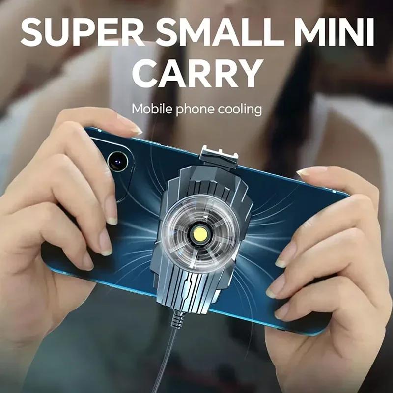 Universal Mini Back Clip Fan Cooler Radiator USB Portable Hurricane Heat Sink For Apple iPhone Samsung Xiaomi Phone Accessories