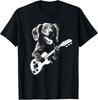 Bassotto che suona la chitarra - Divertente cane chitarrista Regalo Maglietta Unisex