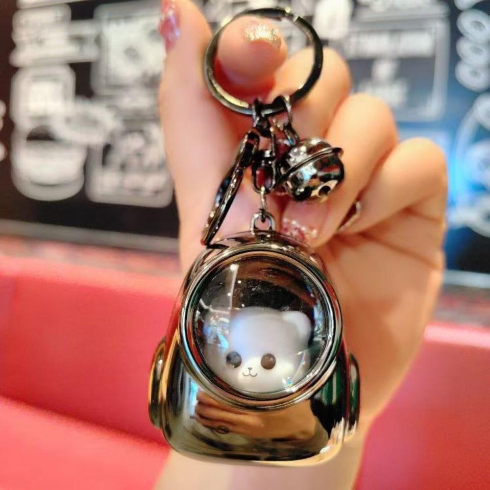 Sac à dos Mignon Ours Sonnette Porte-clés Pendentif Sac Lumière d'ambiance Célébrité Internet Porte-clés Porte-clés de Voiture